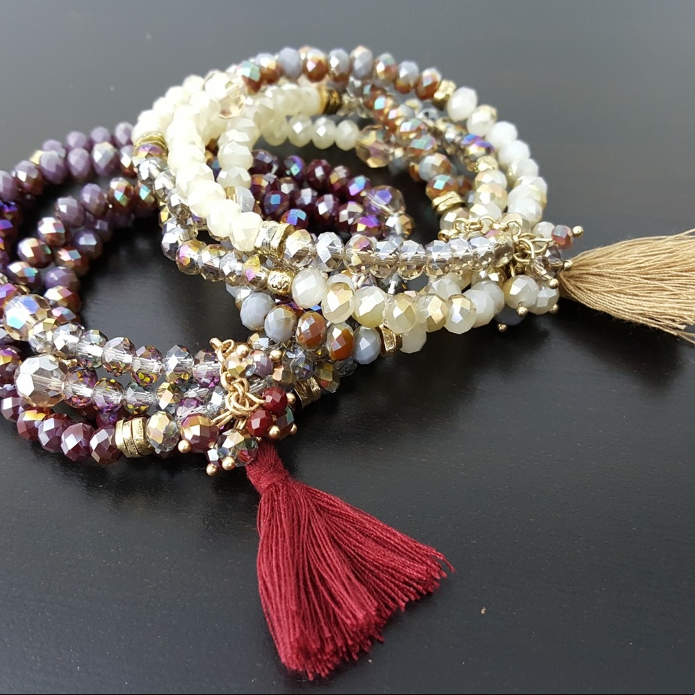 Myra: Beaded Stretch Bracelets
